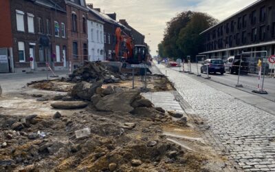 Rénovation du Faubourg de Charleroi à Gosselies