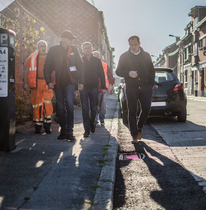 Lancement du plan trottoirs : premier chantier en cours